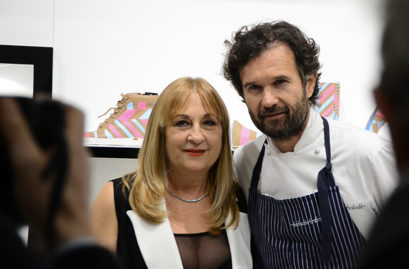 Carlo Cracco super ospite al party di LORIBLU durante la Milano Fashion Week