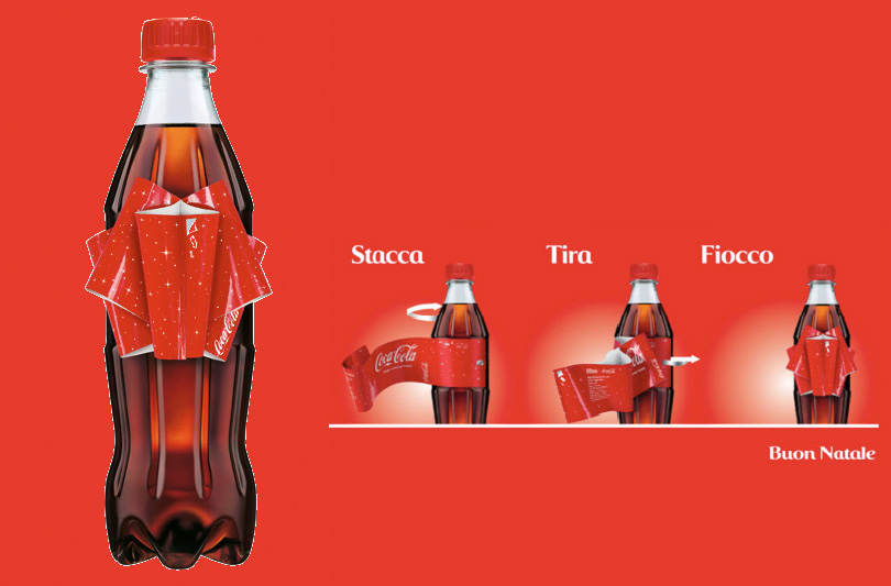 Coca-Cola si infiocchetta per le feste di Natale