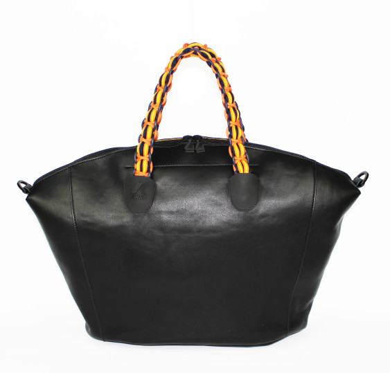 K-TWIST - HANDBAG - BLACK_YELLOW